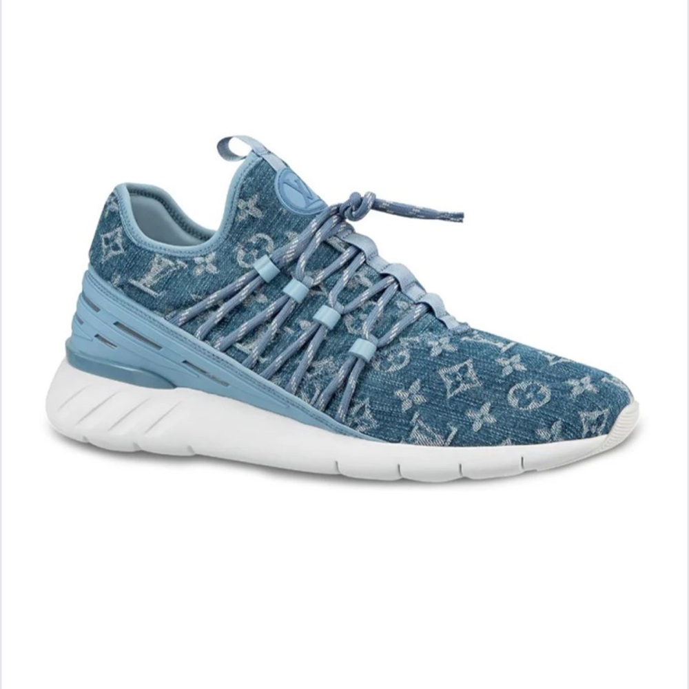 Louis Vuitton Denim monogram sneakers